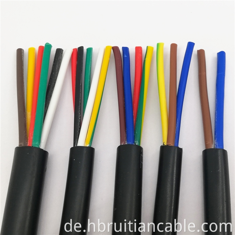 China Factory Supply Copper Draht PVC Flexible 5 Kern -Elektrokabel